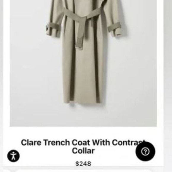 Who What Wear Clare Trench Coat - Picture 3 of 7